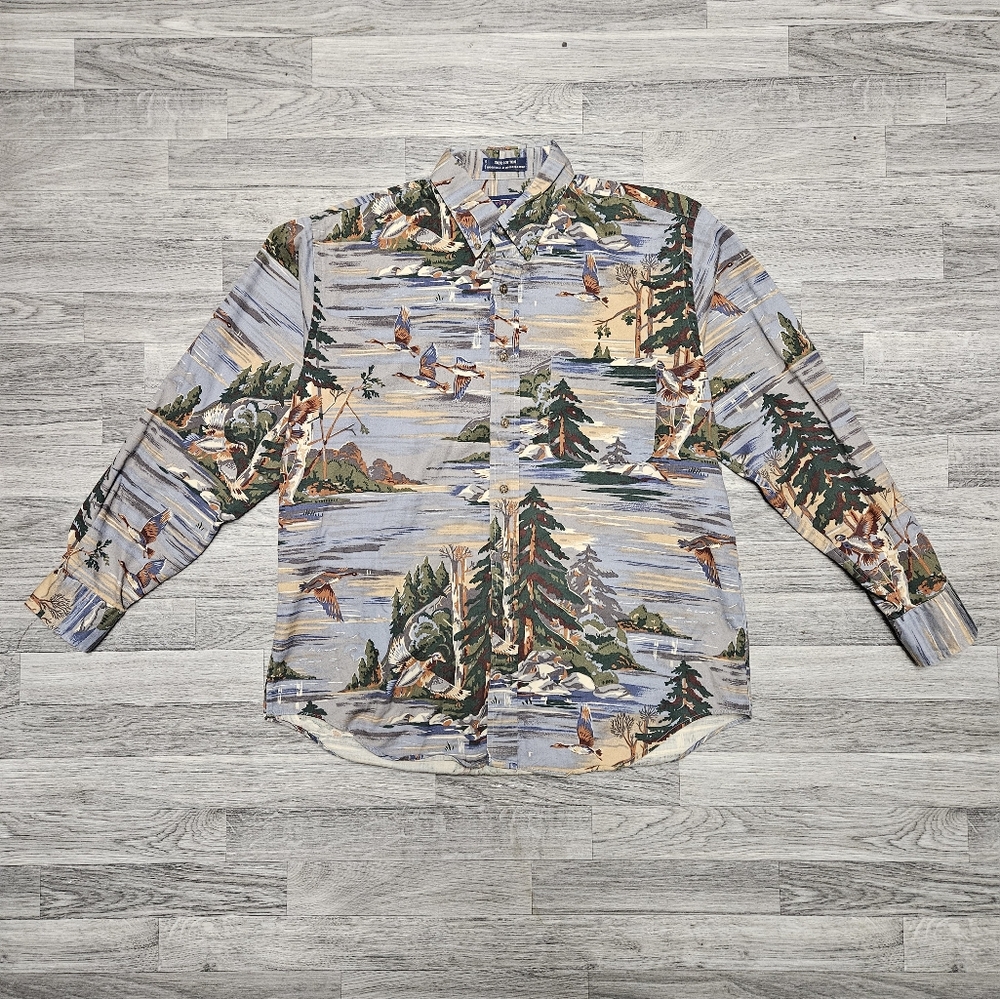 Vintage Chaps Ralph Lauren wilderness print